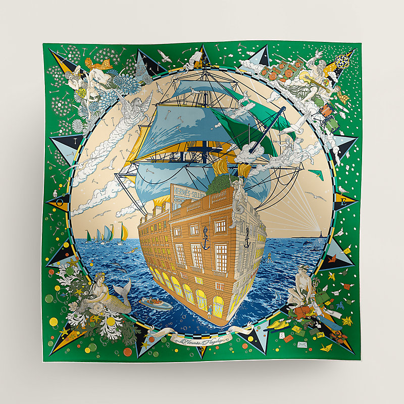 （HERMES）Hermes Flagship scarf 90 Hermes Scarf Flagship - 90 – thevogueagent